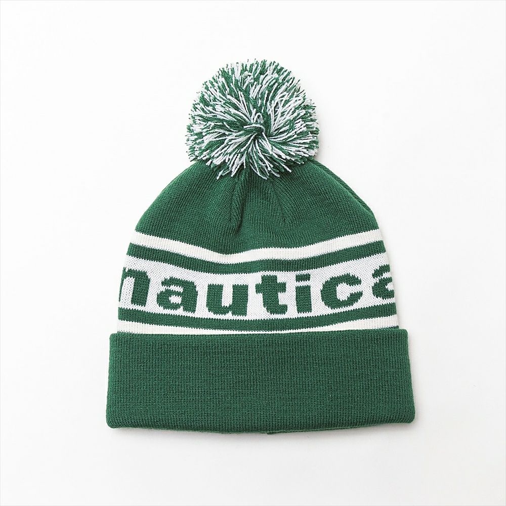 cvttya ビーニー NAUTICA ノーティカ ニット帽LOGO JACQUARD BEANIE | WEST WELL